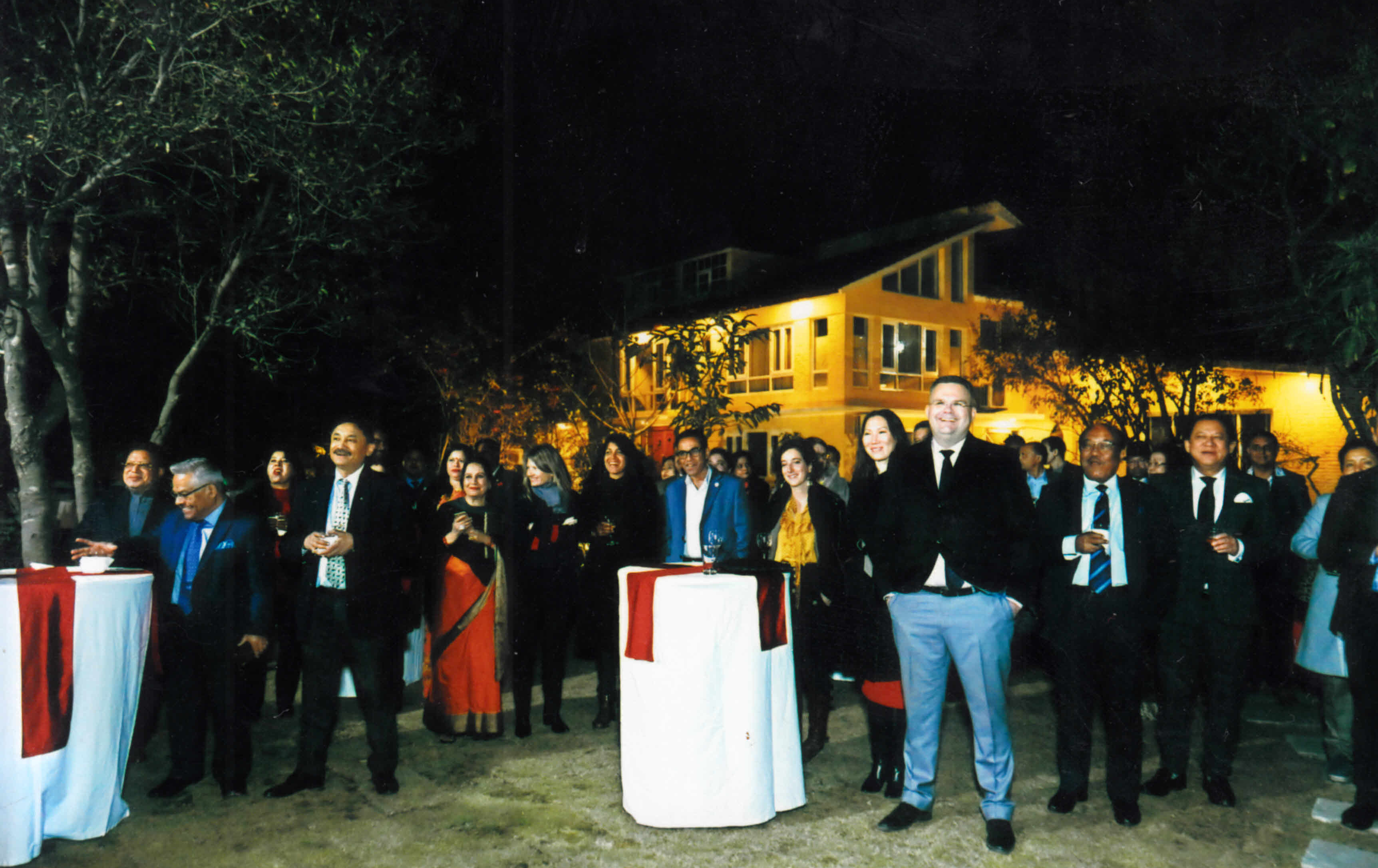 Guests at the reception